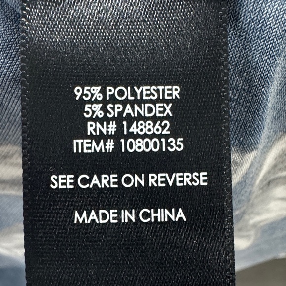 Torrid Blue and White Floral Dress (worn once) - Picture 6 of 6